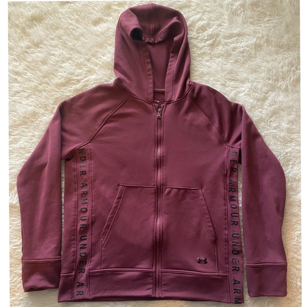 Under Armour Full-Zip Purple Hoodie